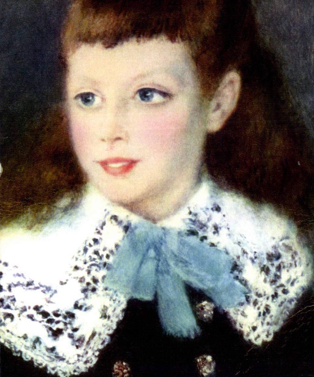 CPA Fantaisie Renoir MAdemoiselle Marthe Berard Musee de Sao Polo Breseil Brazil