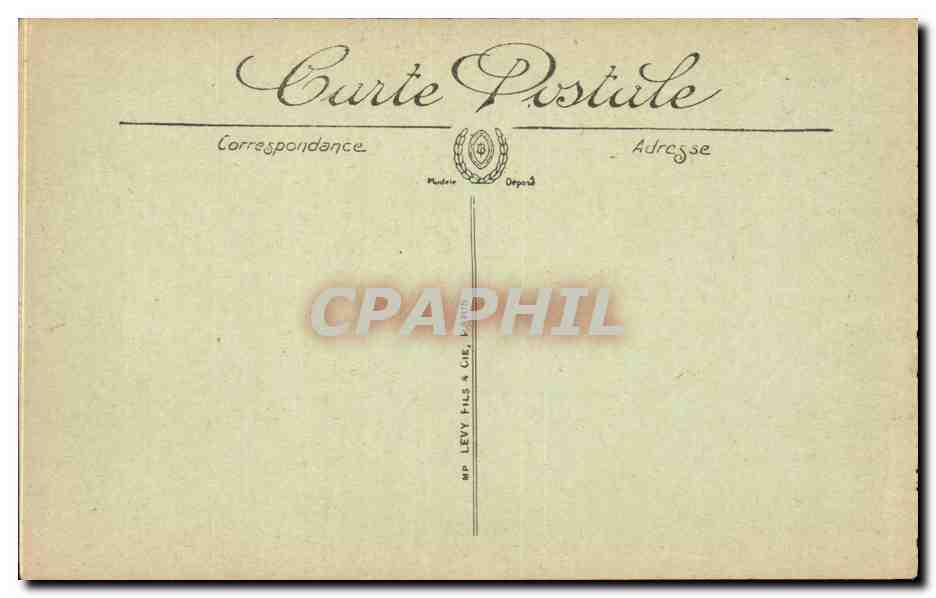 Le Havre CPA L'hotel de ville et le jardin public — Rückseite