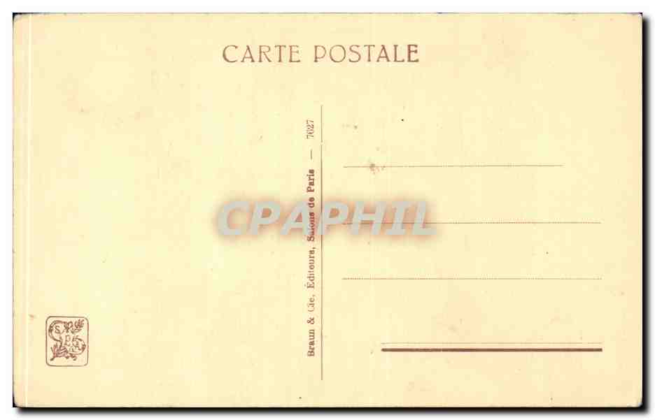 Collionure — vue du port et des montagnes — H. Martin, n° 7627 — Back