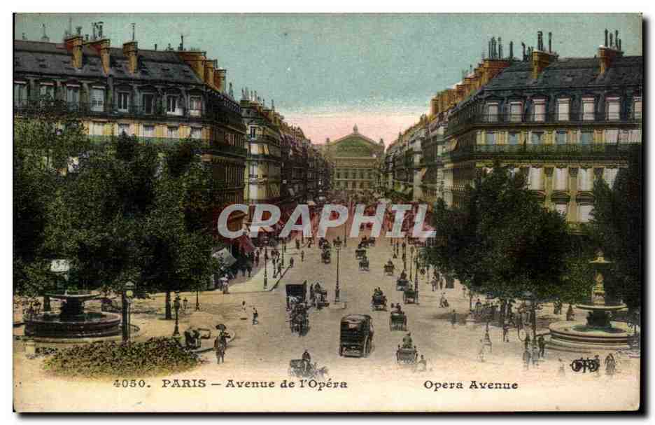 Paris CPA Avenue de l'opera