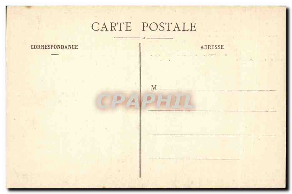 Paris CPA SAcre Coeur Montmartre — Rückseite