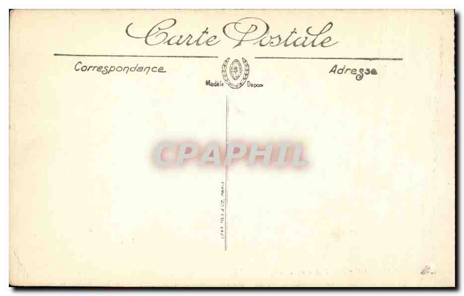 Paris CPA Arc de triomphe — Verso