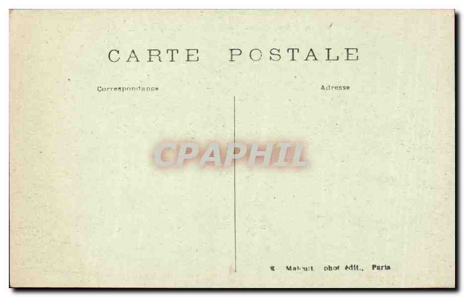Paris CPA Le grand palais des Champs Elysees — Rückseite