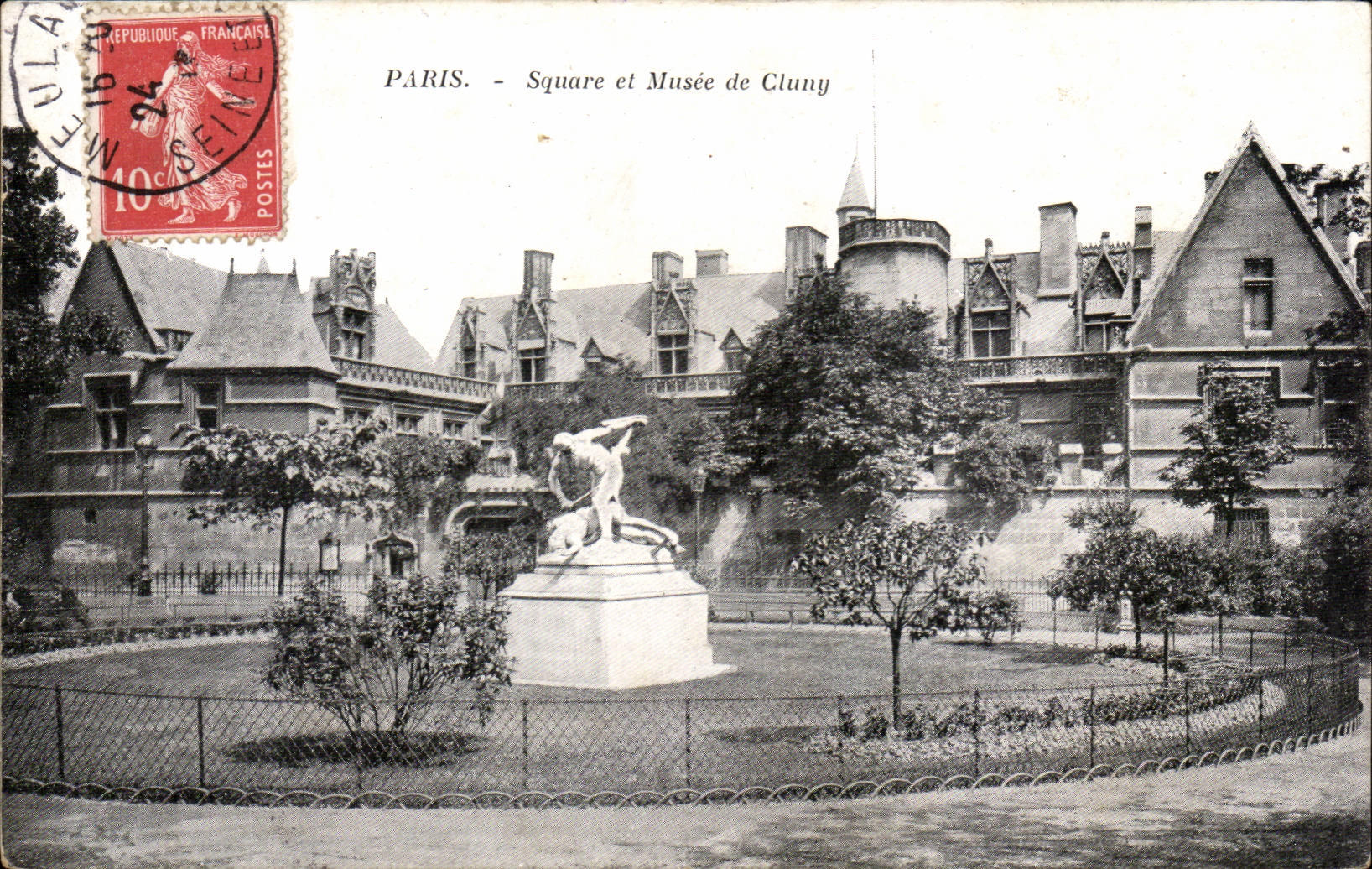 Paris CPA Square et Musee de Cluny
