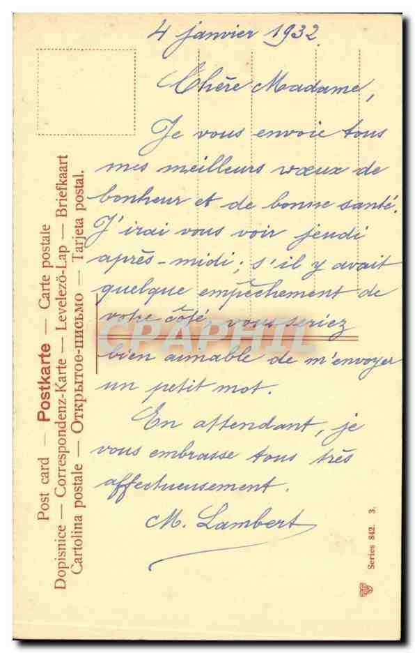 CPA Firenze Gall Uffixi Rubens suo ritratto — Verso