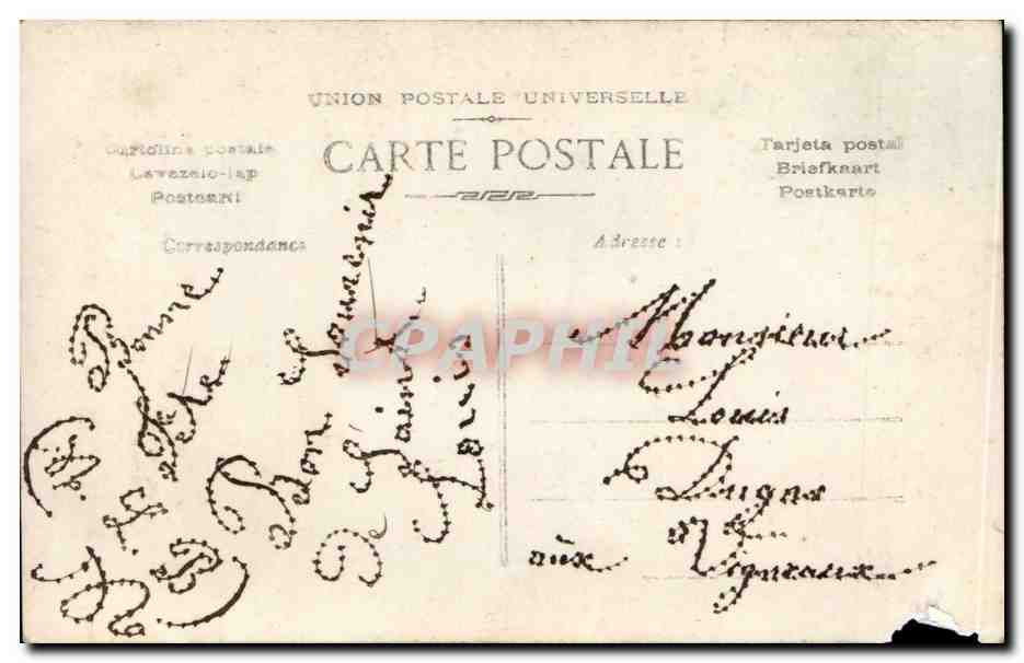 CPA Fantaisie Enfants — Verso