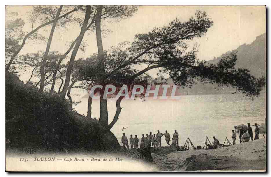 Environs de Toulon CPA Cap BRun Bord de la mer