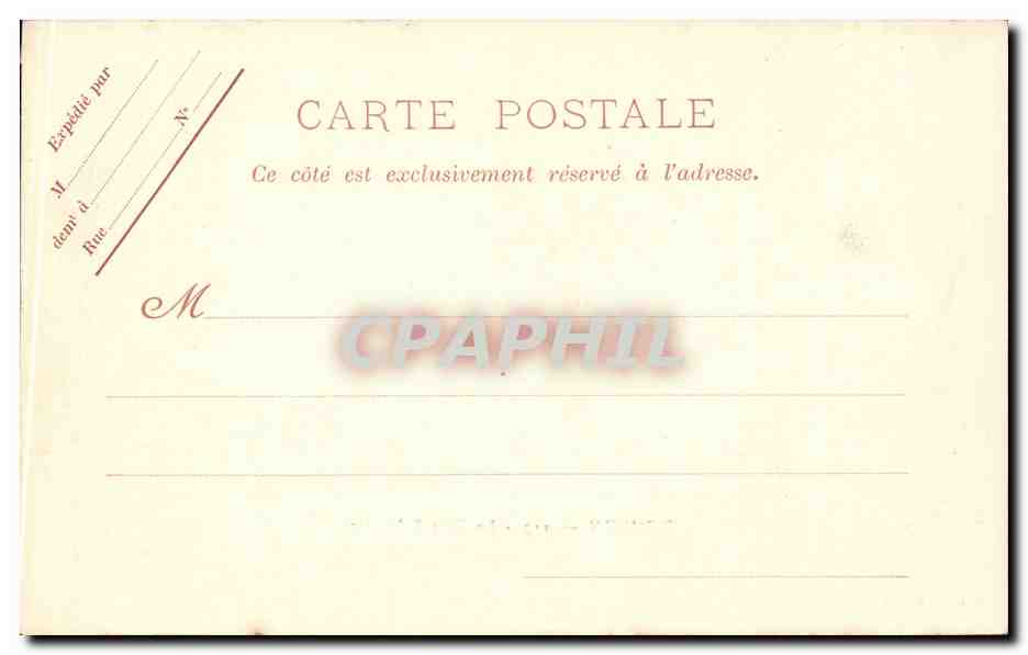 Toulon CPA Le fort Balaguier — Verso