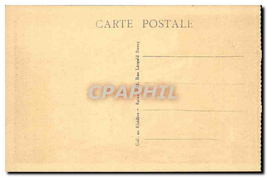 Epinal CPA Eglise St Maurice Portait datant du 13eme — Rückseite