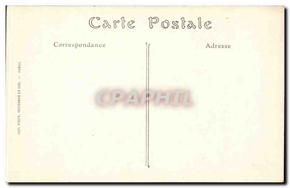 CPA Basilique de Domremy — Rückseite
