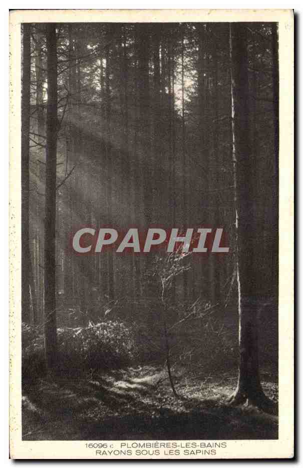 CPA Plombieres les Bains Rayons sous les sapins