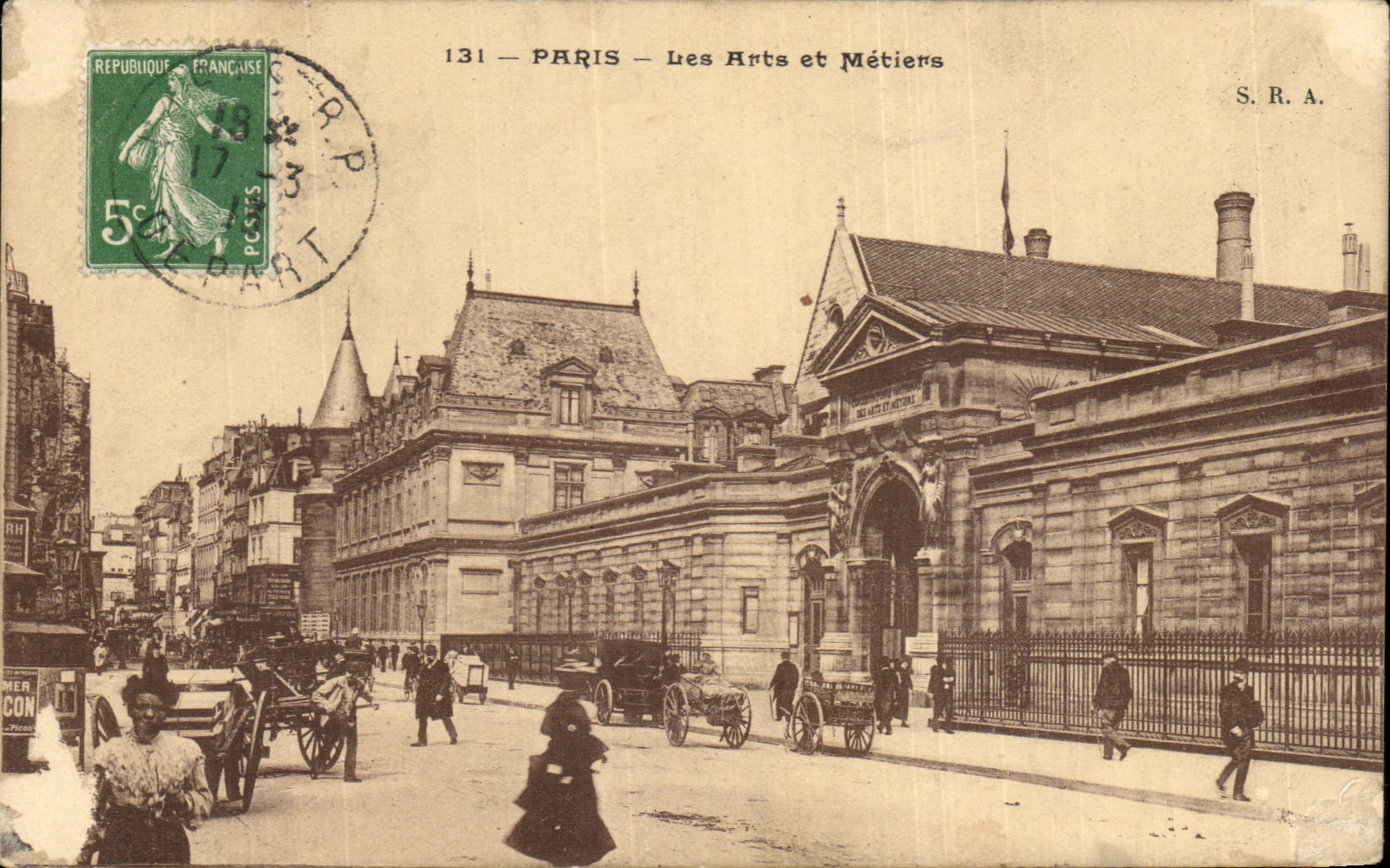 Paris CPA Les Arts et metiers