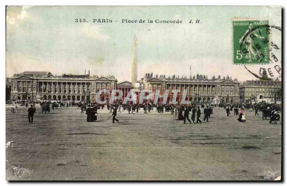 Paris CPA Place de la Concorde