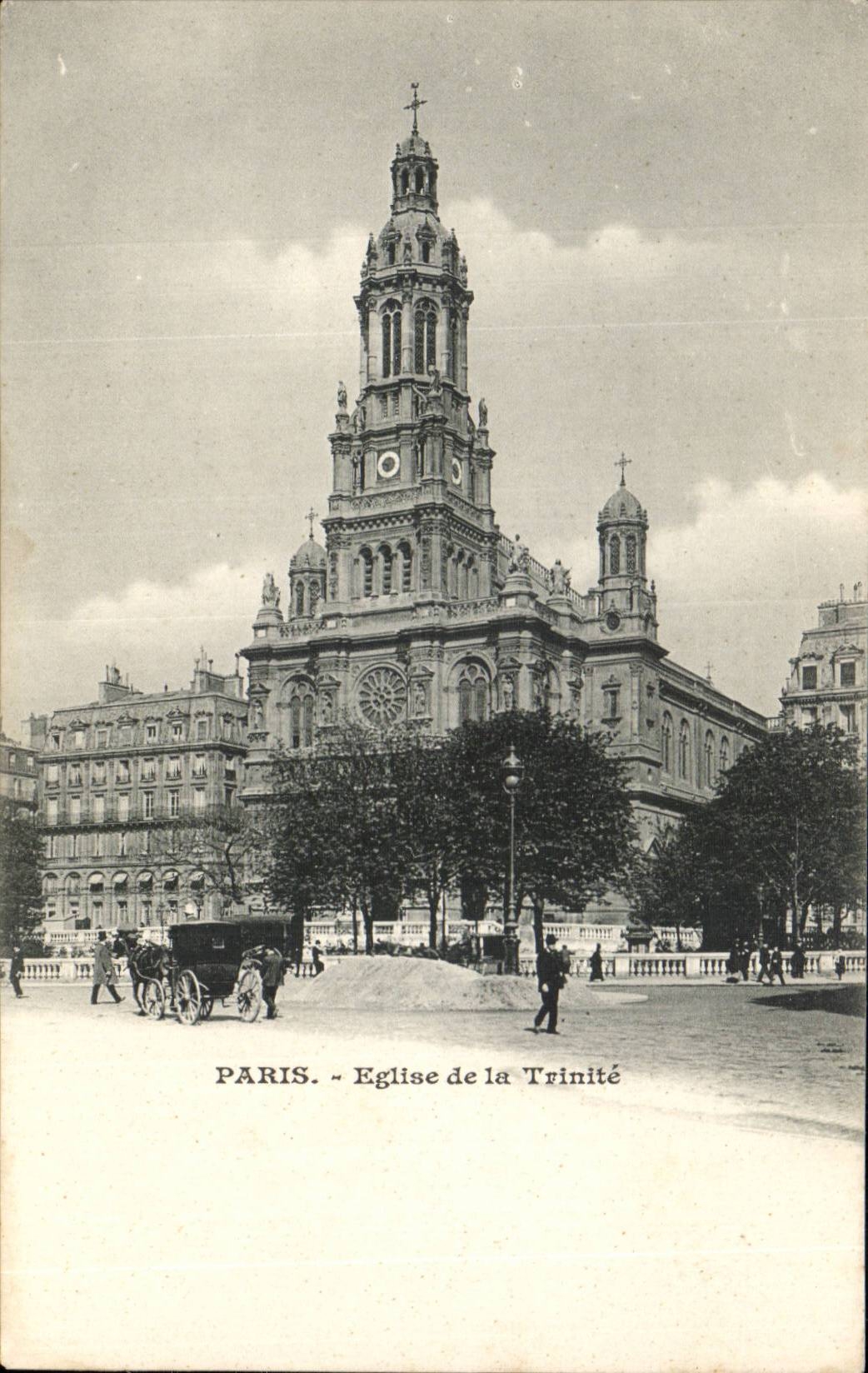 Paris CPA Eglise de la Trinite