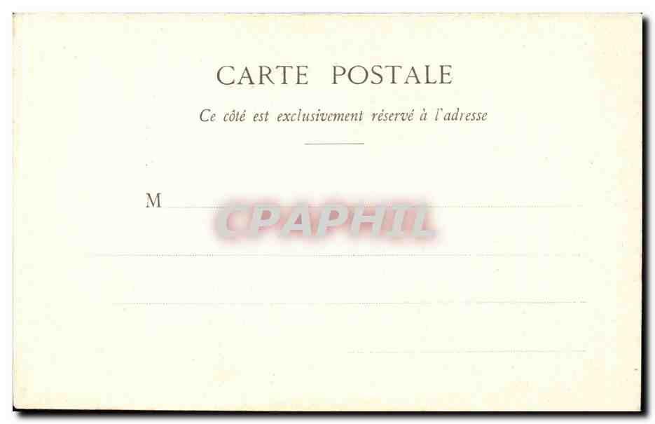 Paris CPA Eglise de la Trinite — Rückseite