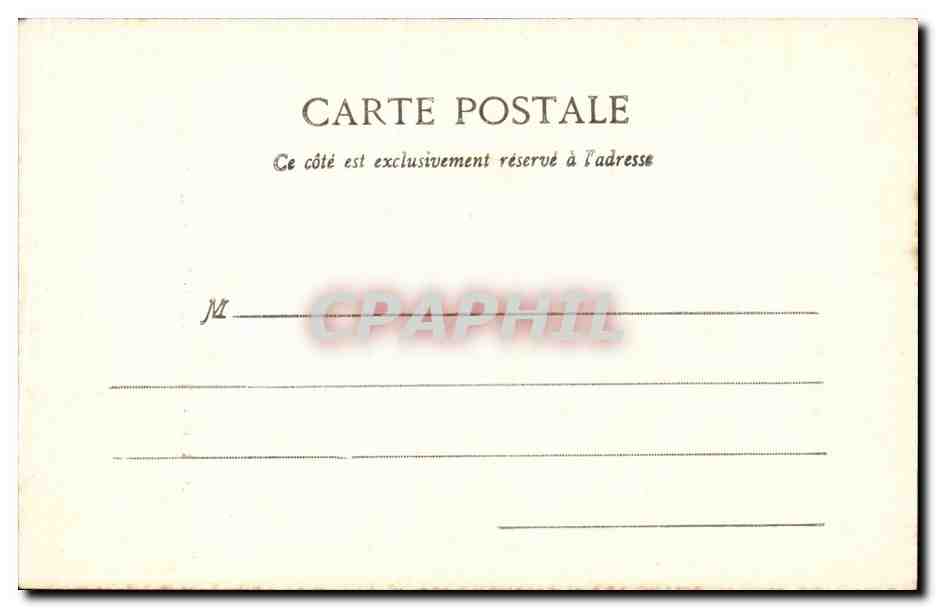 Paris CPA Eglise Saint Etienne du Mont — Rückseite