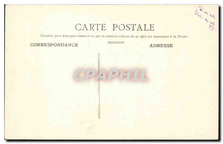 Paris CPA Parc de Montsouris — Rückseite
