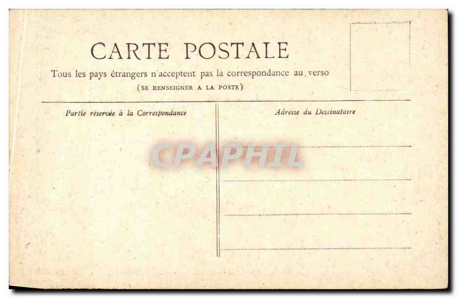 Paris CPA Lion de Belfort — Rückseite