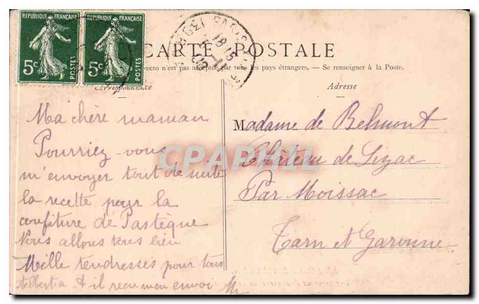 Le Bois de Vincennes — Vue prise de l'intérieur de la grotte — Éditeur non visible — Reverso