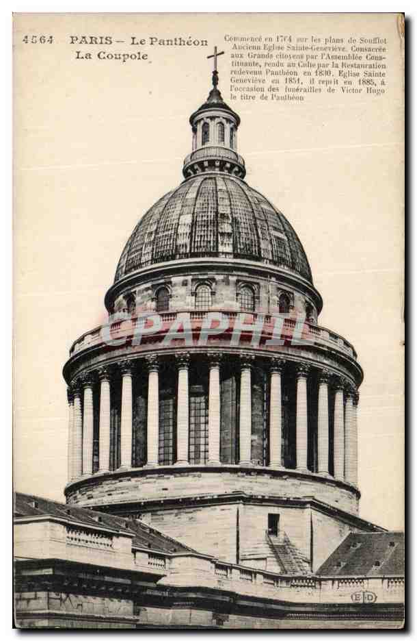 Paris CPA Le Pantheon La coupole