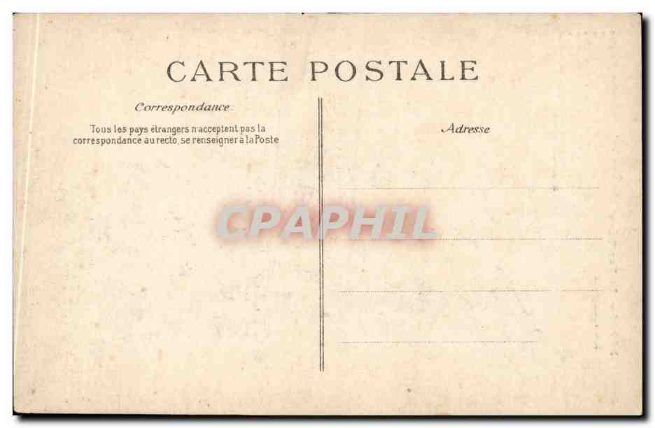 Paris CPA Le Pantheon La coupole — Verso