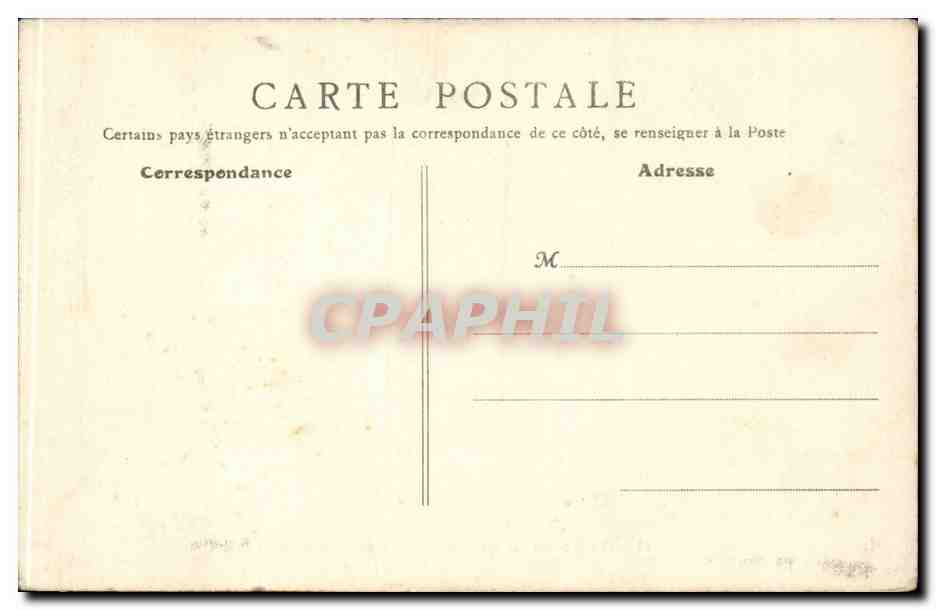 Paris CPA Tombeau de Carnot Caveaux du Pantheon — Rückseite
