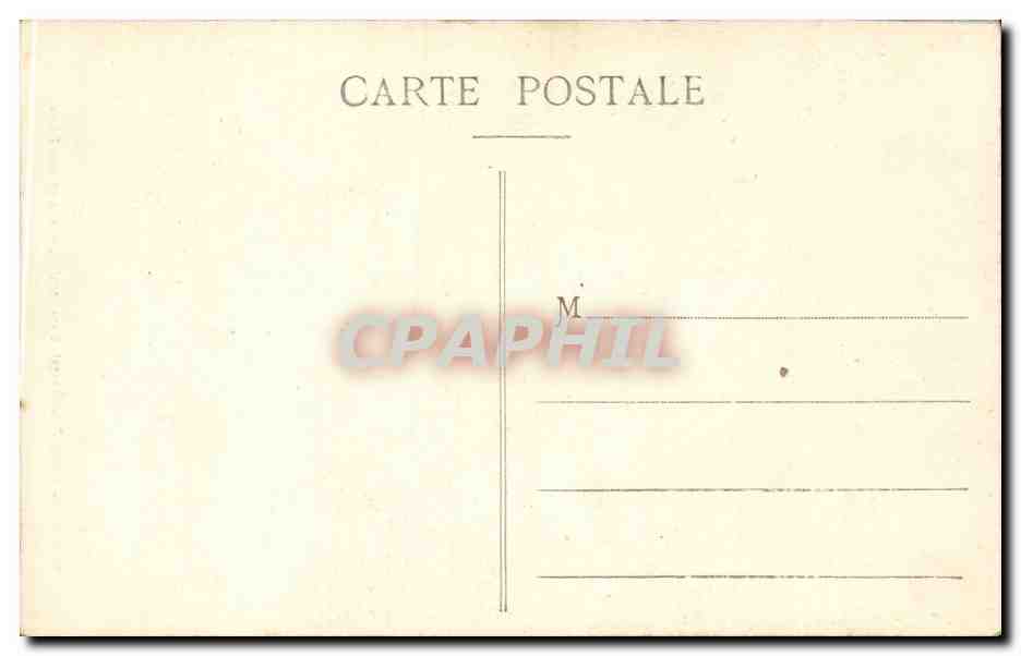 Paris CPA Hotel continental Escalier d'honneur et des fetes — Verso