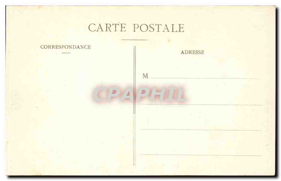 Paris CPA Bois de boulogne — Rückseite
