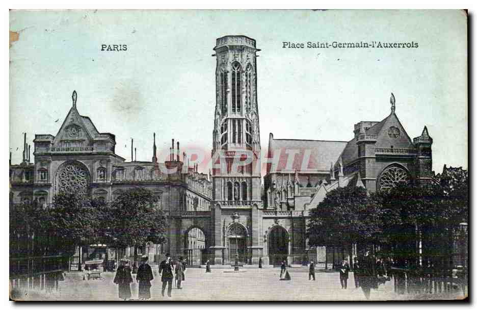 Paris CPA Place Saint Gemain l'auxerrois