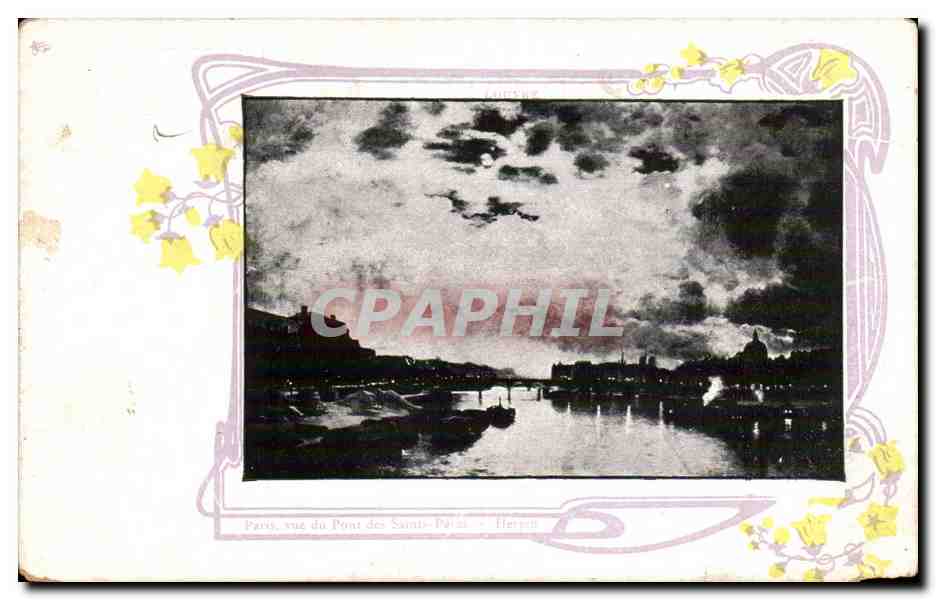 Paris CPA Vue du Pont des Saint Peres