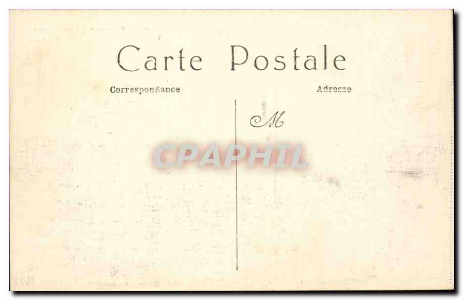 Paris CPA Place de la Republique — Rückseite