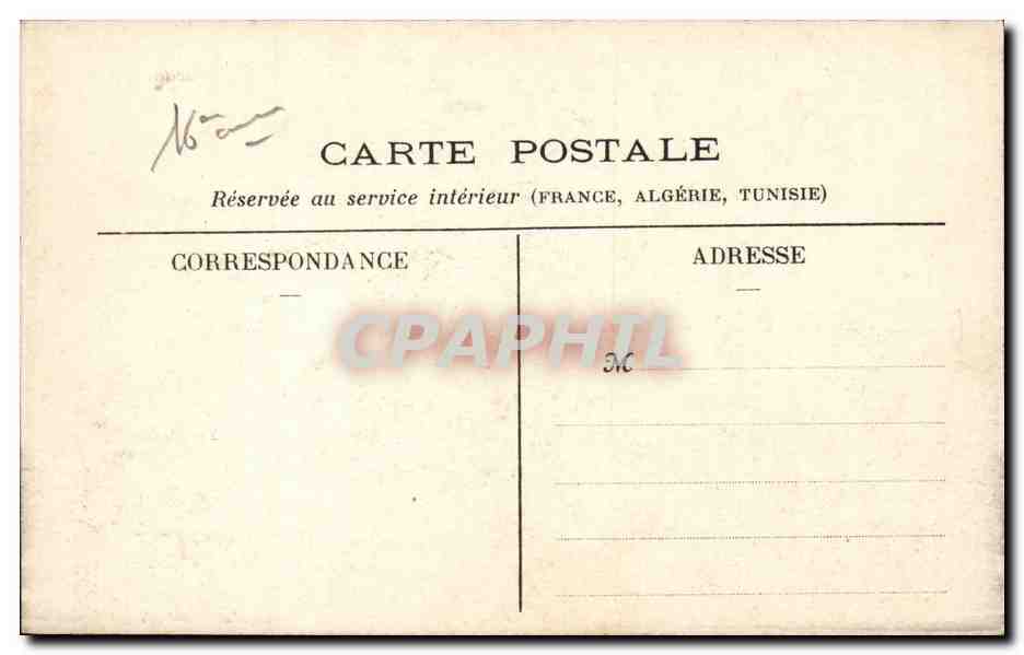 Paris CPA Trocadero — Rückseite