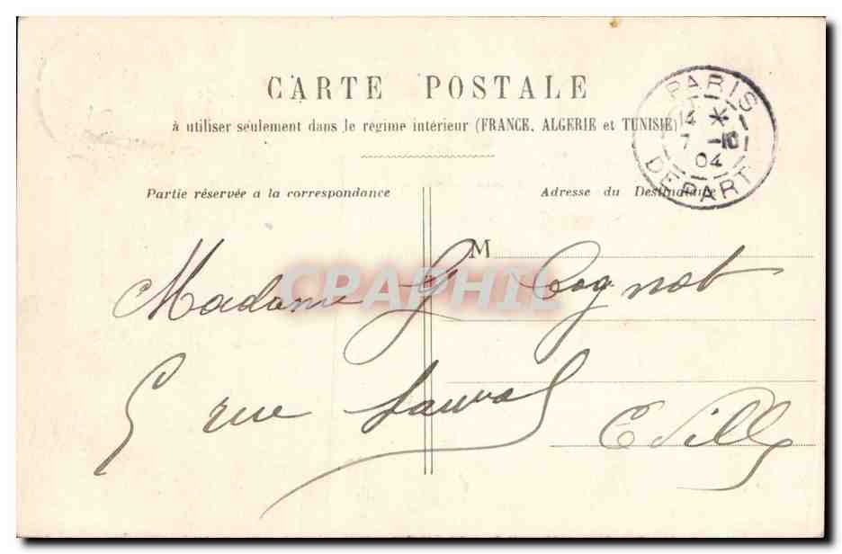 Scène de dialogue entre un officier et une religieuse — éditeur non visible, n° de série non lisible — Reverso