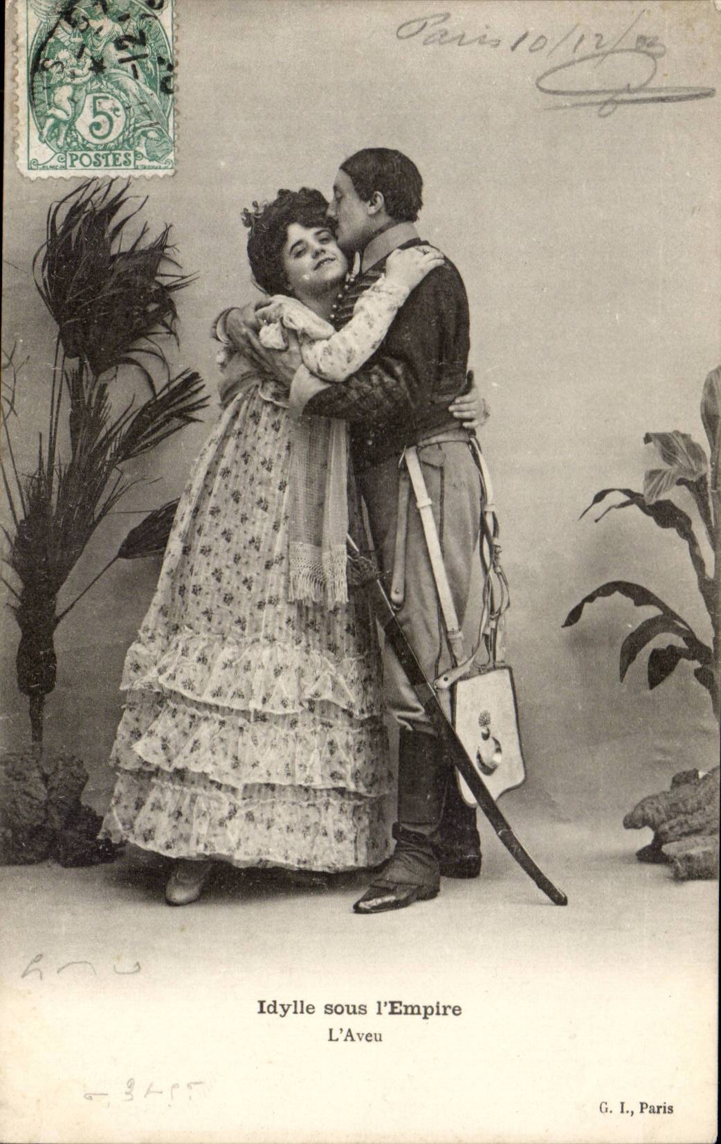 Idylle sous l'Empire — L'Aveu — G. I., Paris