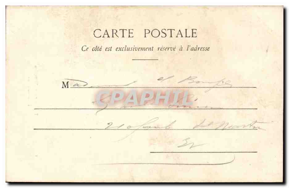 Idylle sous l'Empire — L'Annonciation — G. I., Paris — Rückseite