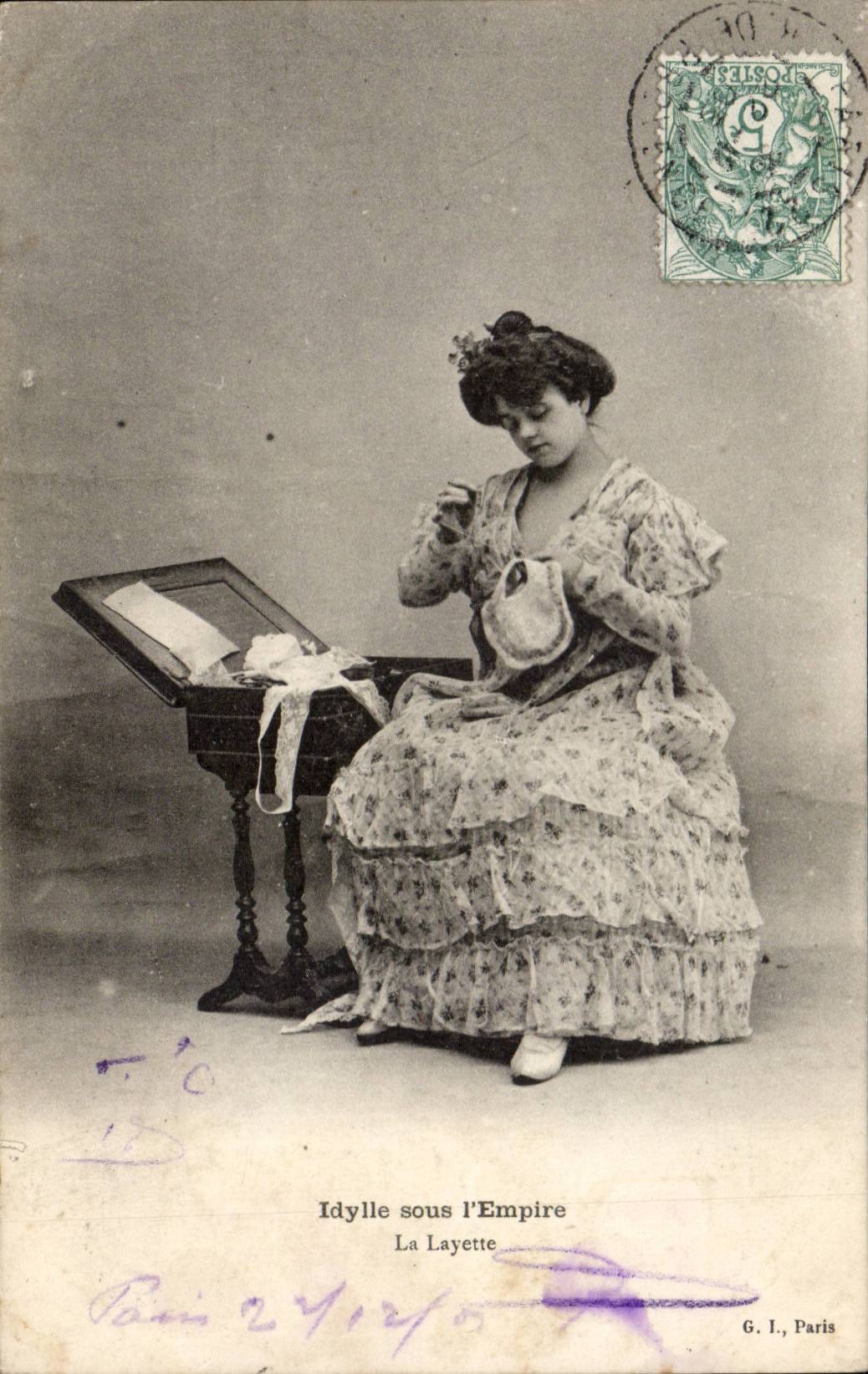 Idylle sous l'Empire — La Layette — G. I., Paris
