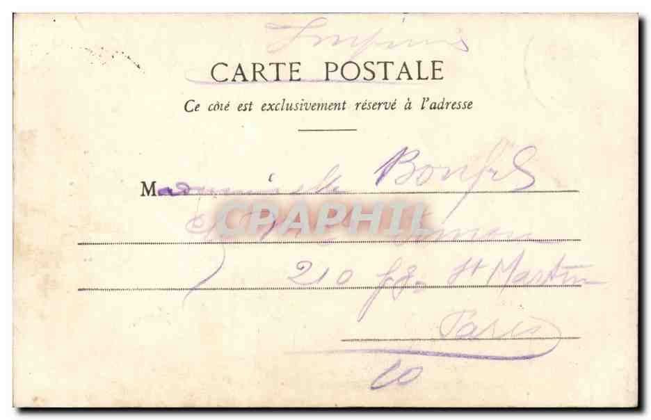 Idylle sous l'Empire — La Layette — G. I., Paris — Verso