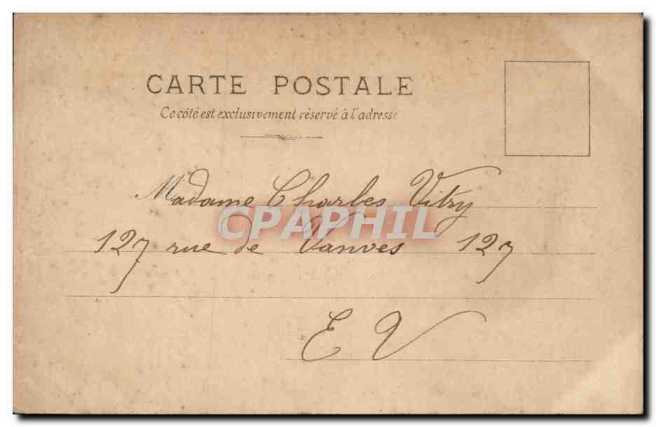 CPA Fantaisie Enfant Le petit grenadier — Verso