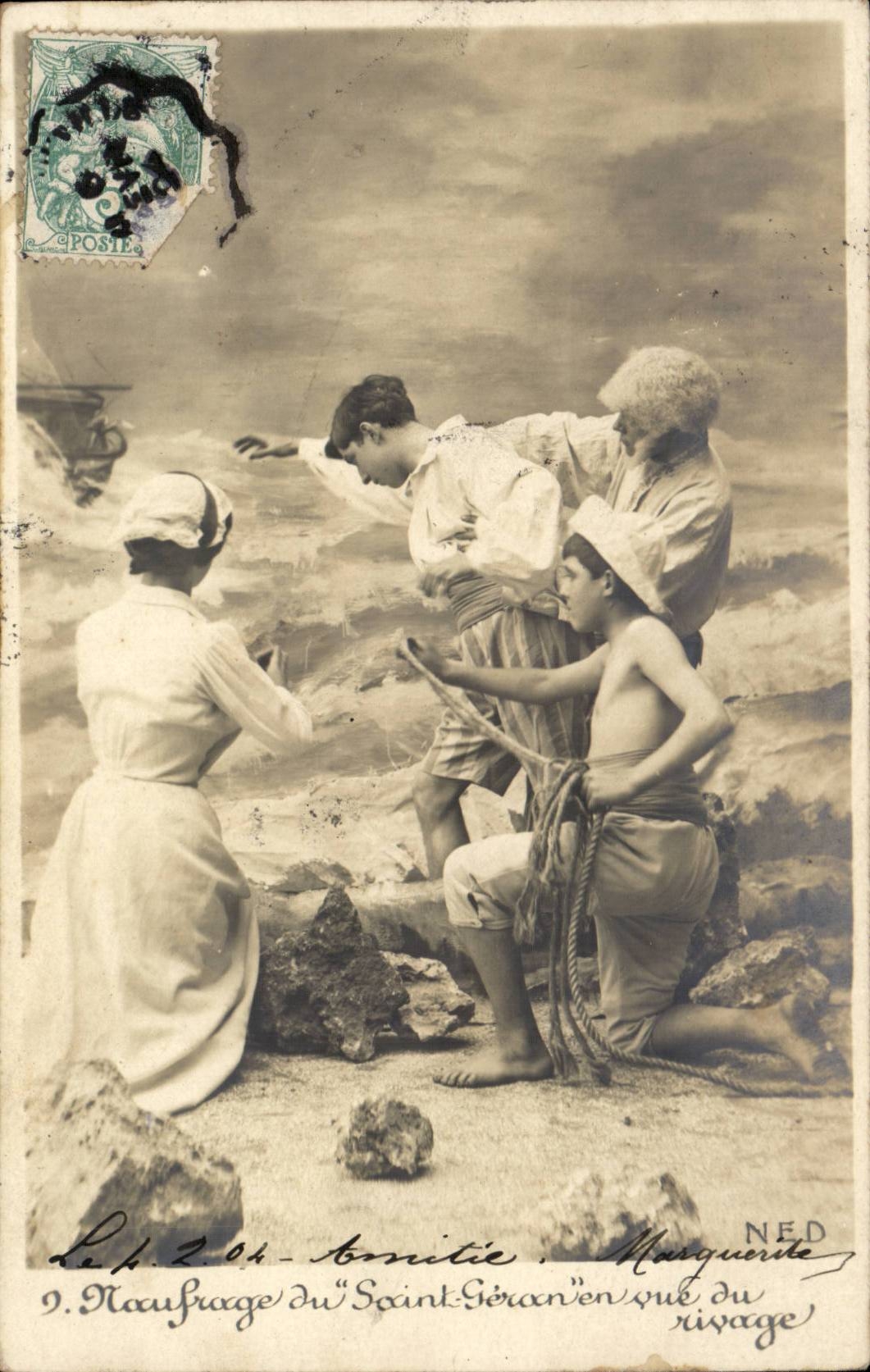 Kapitän der Saint-Gérard auf der Suche nach Ufern — NED