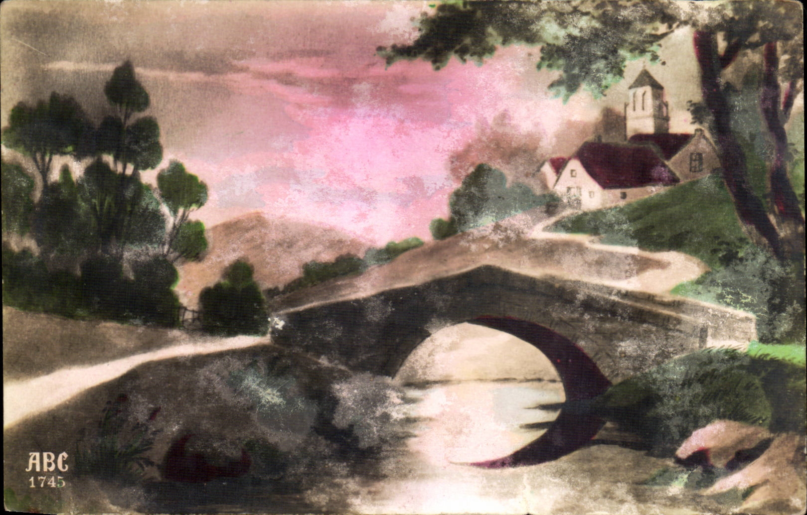 CPA Fantaisie Paysage
