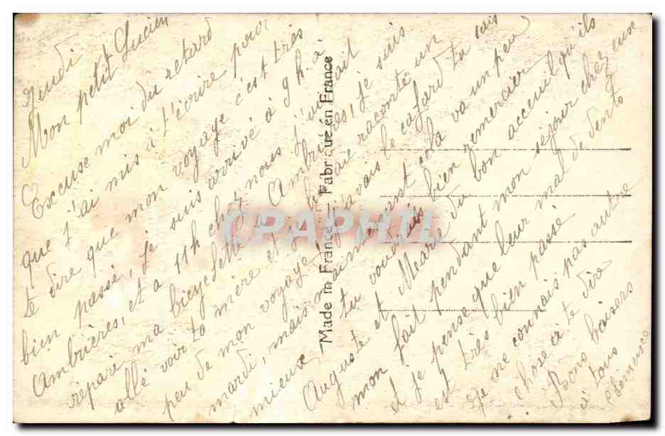 CPA Fantaisie Paysage — Rückseite