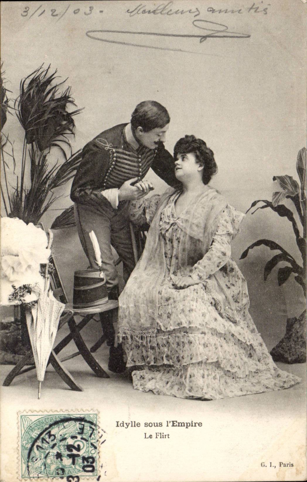 Idylle sous l'Empire — Le Flirt — G. I., Paris