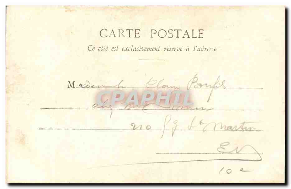 Idylle sous l'Empire — Le Flirt — G. I., Paris — Verso