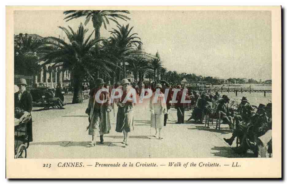 Cannes CPA Promenade de la croisette 