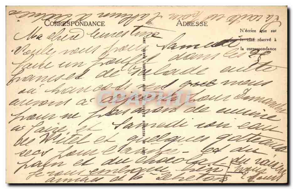 CPA Annecy Les vieilles prisons — Verso