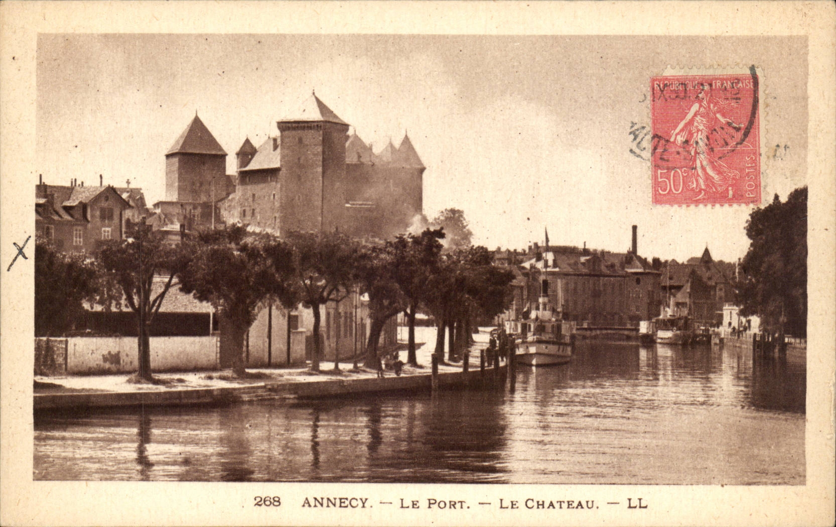 CPA Annecy Le port Le chateau