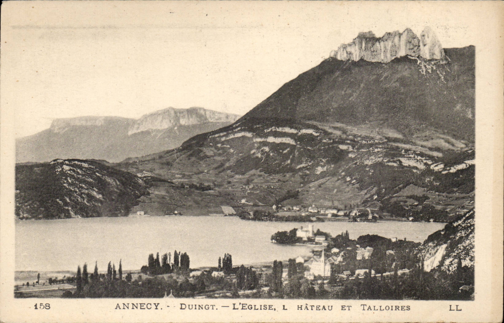 Annecy - Duingt - Die Kirche, das Schloss und Talloires — LL, n° 158