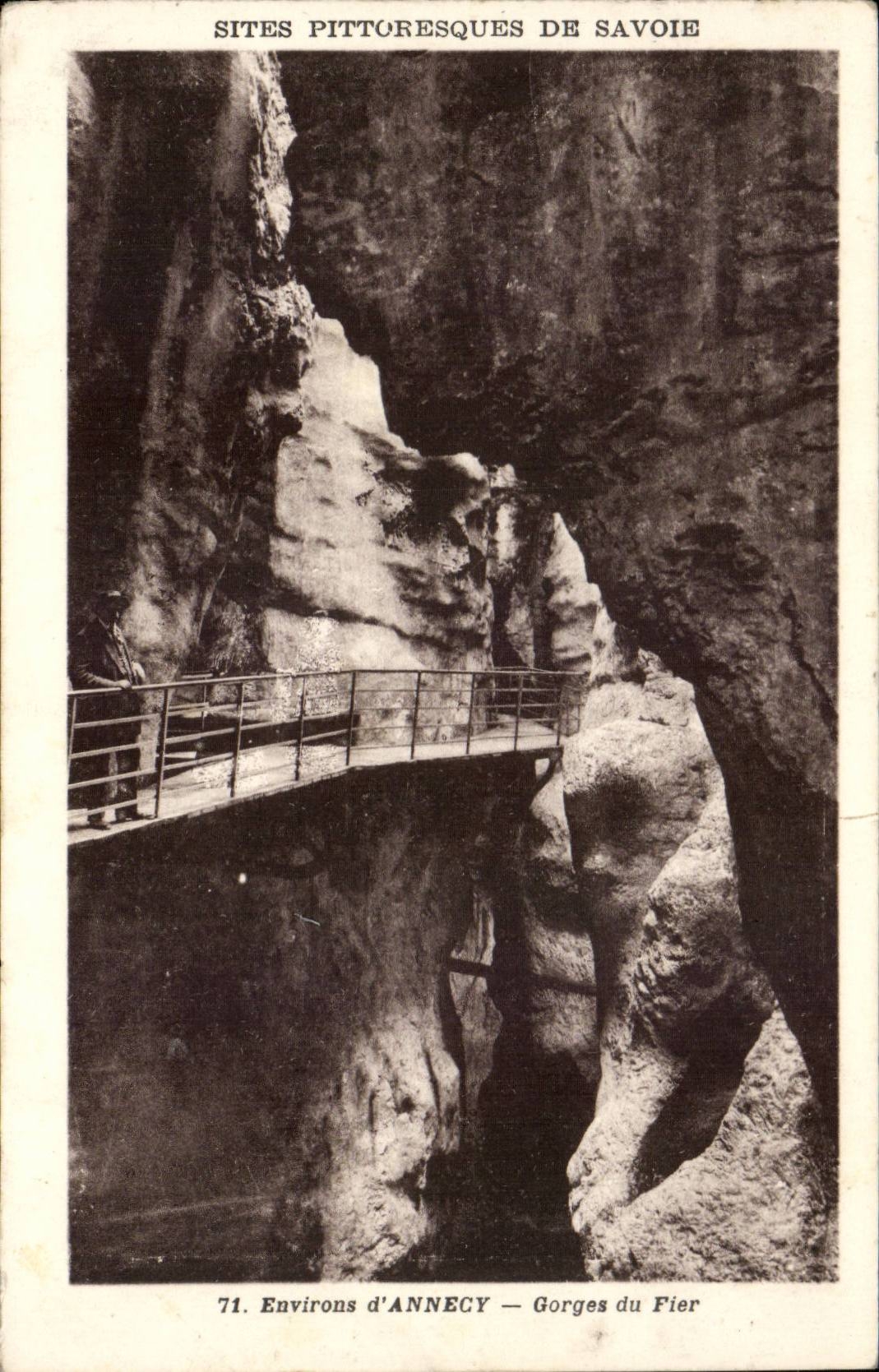 Gorges du Fier — Um Annecy — Landschaftliche Sehenswürdigkeiten der Savoie, Nr. 71