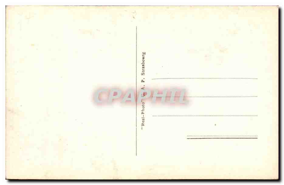 Lac d'Annecy — Presqu'île de Duingt et dents de Lanfon — A. P. Strasbourg — Reverso