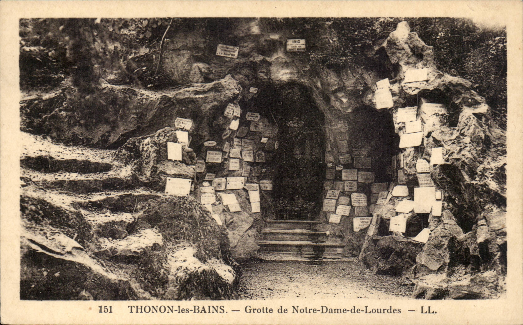 THONON-les-BAINS — Grotte de Notre-Dame-de-Lourdes — LL. — n° 151